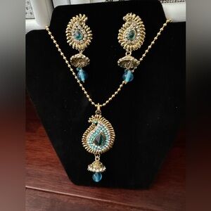 Beautiful jhumka necklace